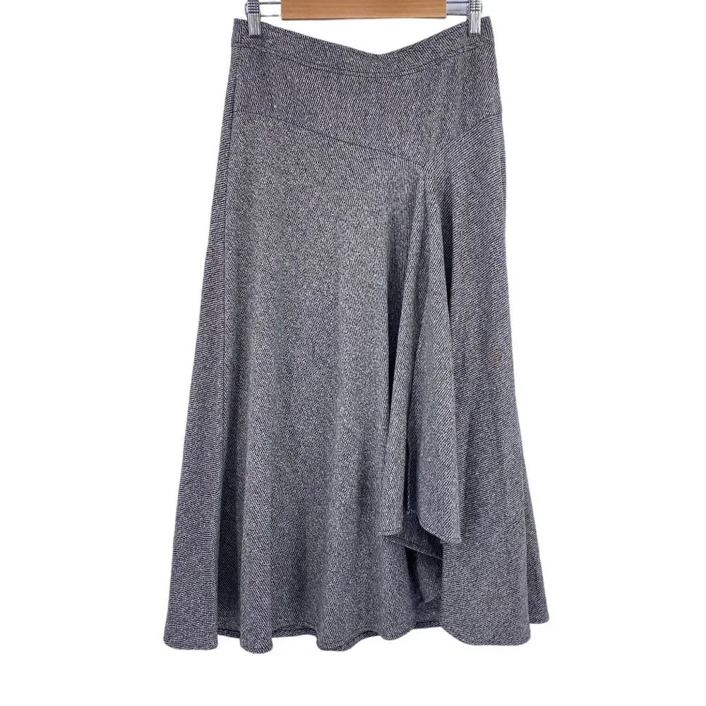 Vintage The Territory Ahead Womens Long Midi Skirt size 8 Wool Silk Blend Preppy